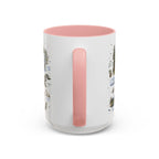 Mount Rainier Coffee Mug | National Park Hiking Washington Gift | Accent Color Ceramic 11oz 15oz