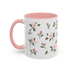 Arkansas Apple Blossom Mug, State Flower Floral Coffee Cup, 11oz Botanical Gift