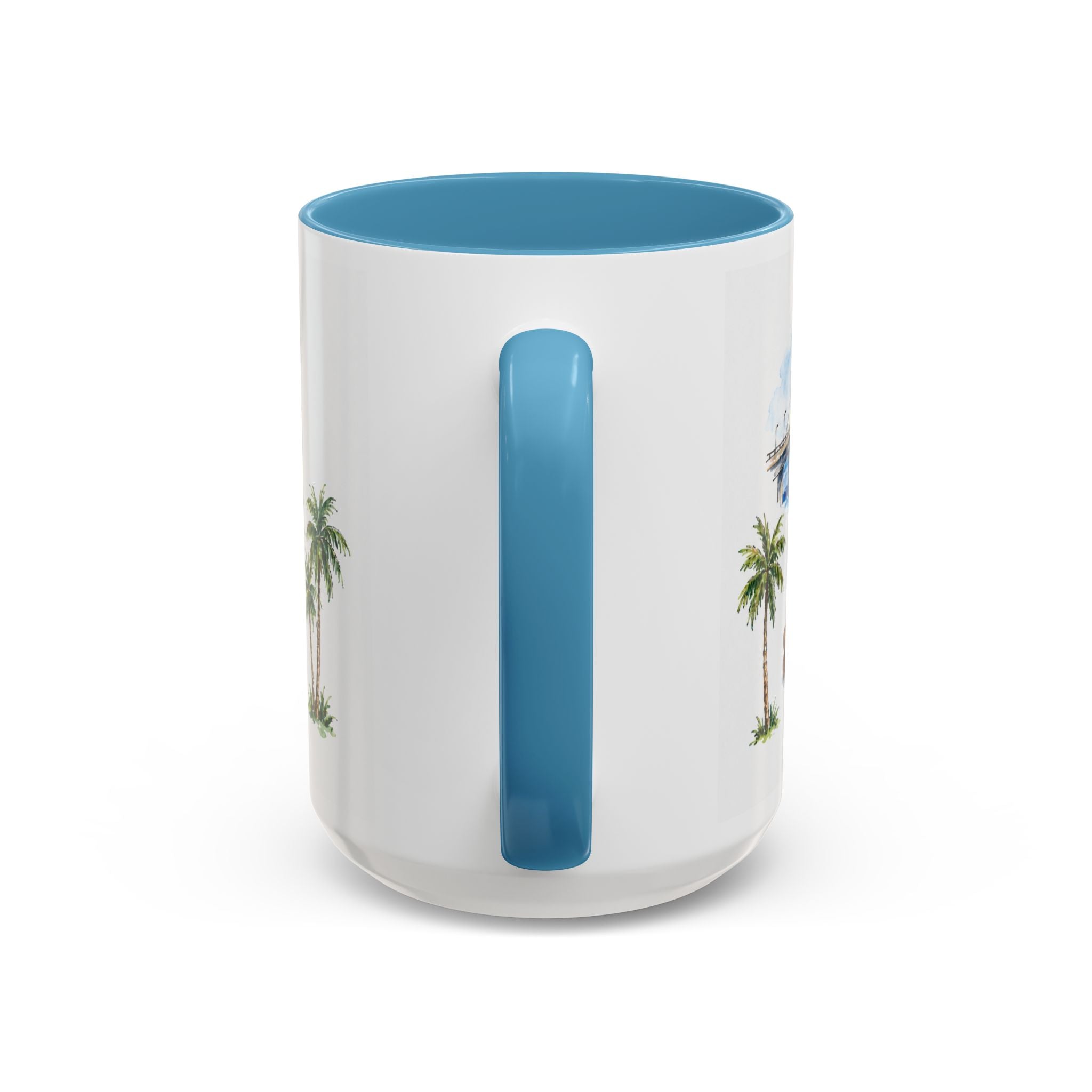 Tampa Illustrated Travel Mug | City Souvenir Accent Coffee Mug | 11oz 15oz Ceramic Cup