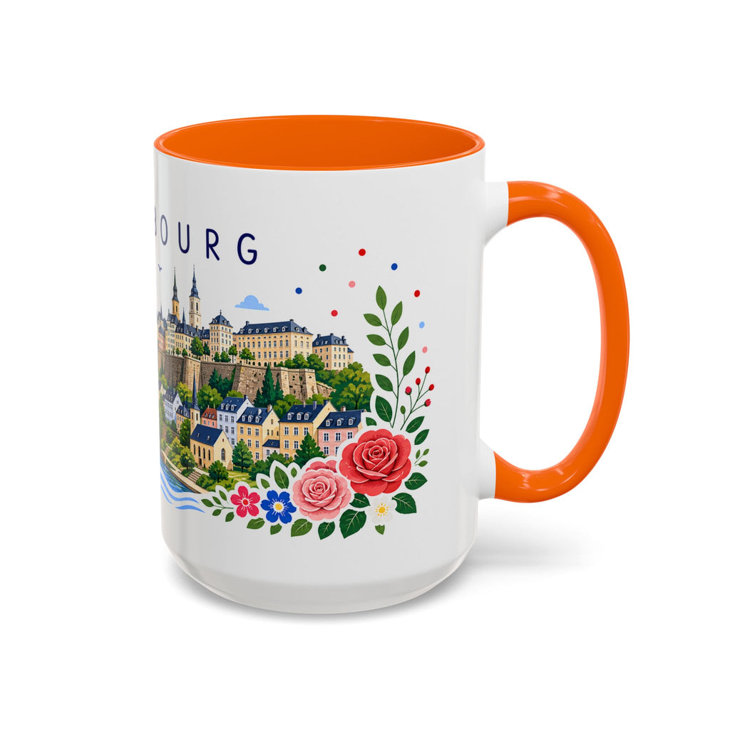 Luxembourg Coffee Mug | Travel Souvenir Accent Mug | Place Gift Ceramic Cup 11oz 15oz