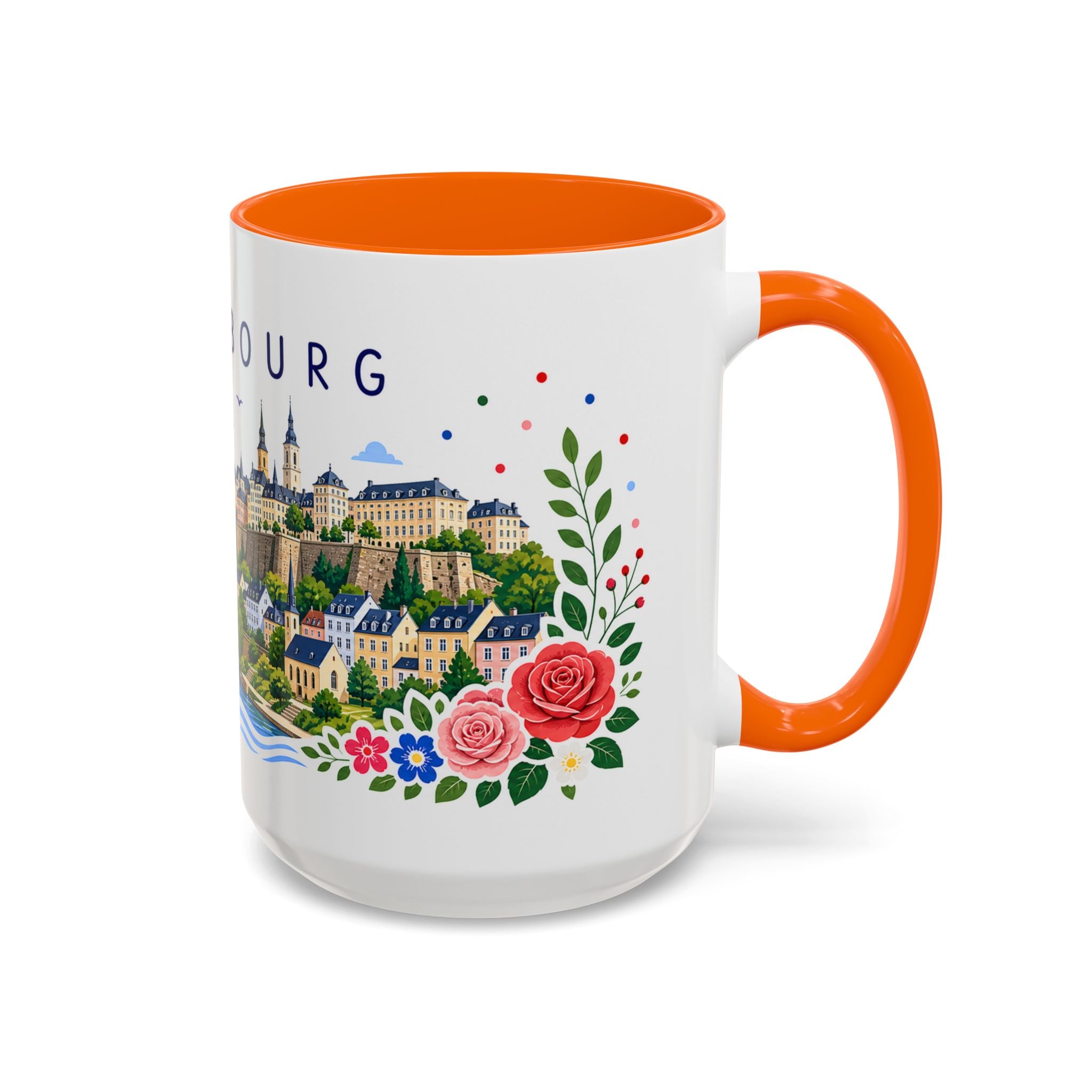 Luxembourg Coffee Mug | Travel Souvenir Accent Mug | Place Gift Ceramic Cup 11oz 15oz