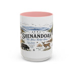 Shenandoah National Park Coffee Mug | Virginia Blue Ridge Hiking Autumn Gift | Accent Color Ceramic 11oz 15oz