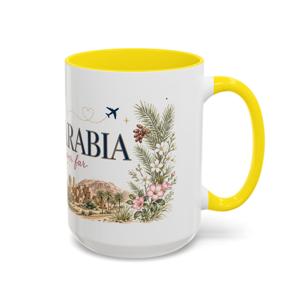 Saudi Arabia Home Country Mug | Moving Away Gift | Long Distance Friendship | 11 oz 15 oz Accent Mug