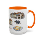 Bern Illustrated Travel Mug | City Souvenir Accent Coffee Mug | 11oz 15oz Ceramic Cup