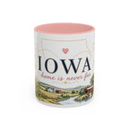 Iowa State Mug | Home is Never Far Accent Mug (11oz or 15oz)