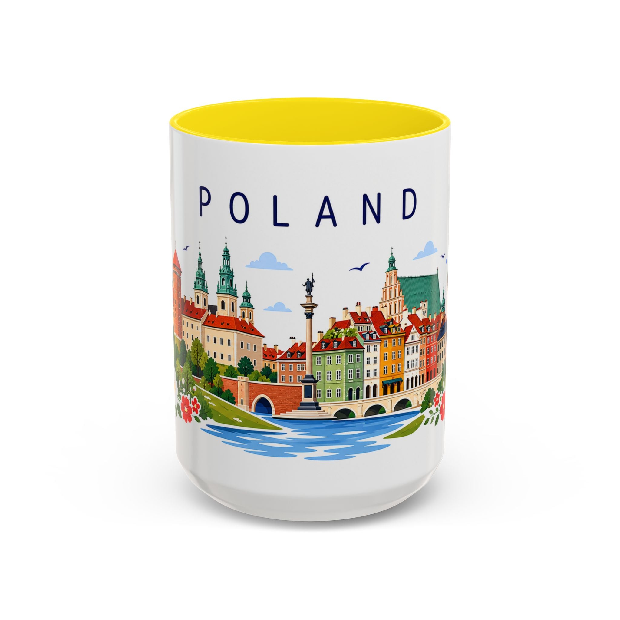 Poland Coffee Mug | Travel Souvenir Accent Mug | Place Gift Ceramic Cup 11oz 15oz
