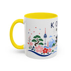 South Korea Coffee Mug | Travel Souvenir Accent Mug | Country Gift Ceramic Cup 11oz 15oz