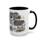 Columbia River Gorge Mug, Pacific Northwest Travel Souvenir, Bucket List Gift, Accent Ceramic Coffee Mug 11oz 15oz