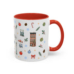 New York City Christmas Mug | Watercolor City Souvenir | Ceramic Coffee Cup