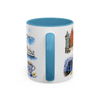 Stockholm Illustrated Travel Mug | City Souvenir Accent Coffee Mug | 11oz 15oz Ceramic Cup