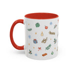Angkor Christmas Mug | Watercolor Travel Souvenir | Holiday Gift | Accent Ceramic Coffee Cup 11oz 15oz