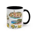 Nice Illustrated Travel Mug | City Souvenir Accent Coffee Mug | 11oz 15oz Ceramic Cup