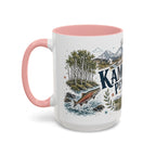 Kamchatka Peninsula Mug, Russia Travel Souvenir, Bucket List Gift, Accent Ceramic Coffee Mug 11oz 15oz