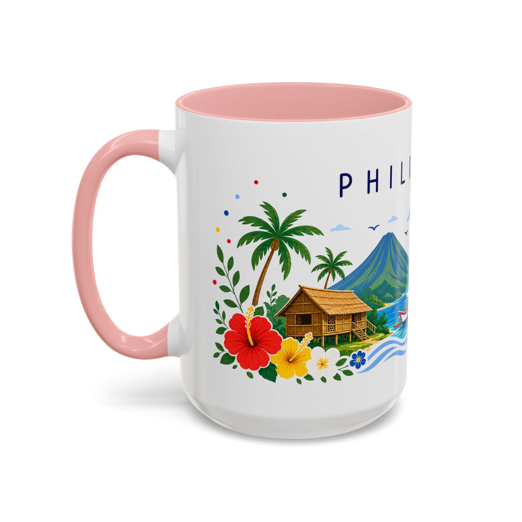 Philippines Coffee Mug | Travel Souvenir Accent Mug | Place Gift Ceramic Cup 11oz 15oz