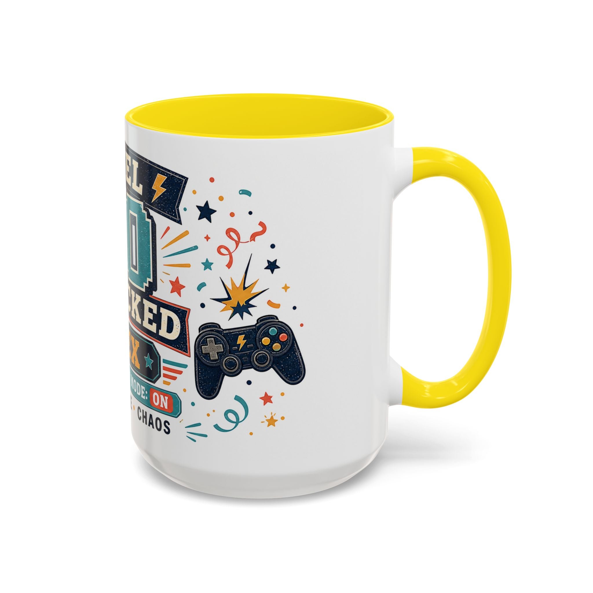 Custom Gamer Birthday Mug | Level Unlocked Name Age Coffee Cup
