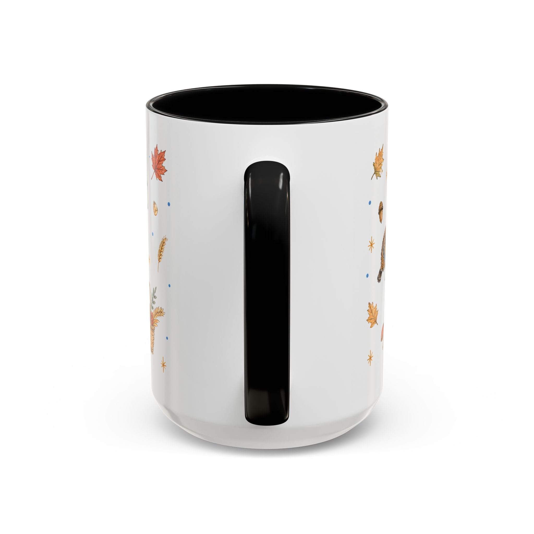 Thanksgiving Turkey Mug | Friendly Woodland Watercolor Gift | Autumn Accent Cup 11oz 15oz