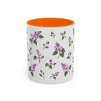 New Hampshire Purple Lilac Mug, State Flower Floral Coffee Cup, 11oz Botanical Gift