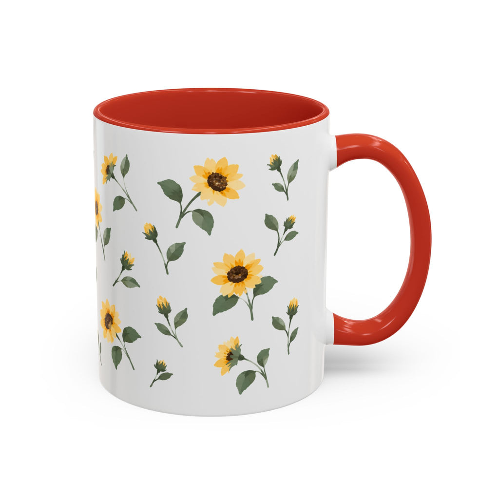 Kansas Sunflower Mug, State Flower Floral Coffee Cup, 11oz Botanical Gift