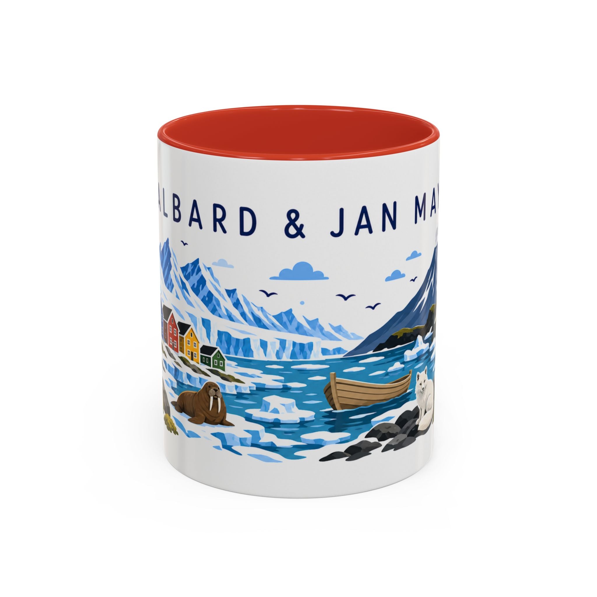 Svalbard & Jan Mayen Coffee Mug | Travel Souvenir Accent Mug | Country Gift Ceramic Cup 11oz 15oz