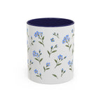 Alaska Forget-me-not Mug, State Flower Floral Coffee Cup, 11oz Botanical Gift