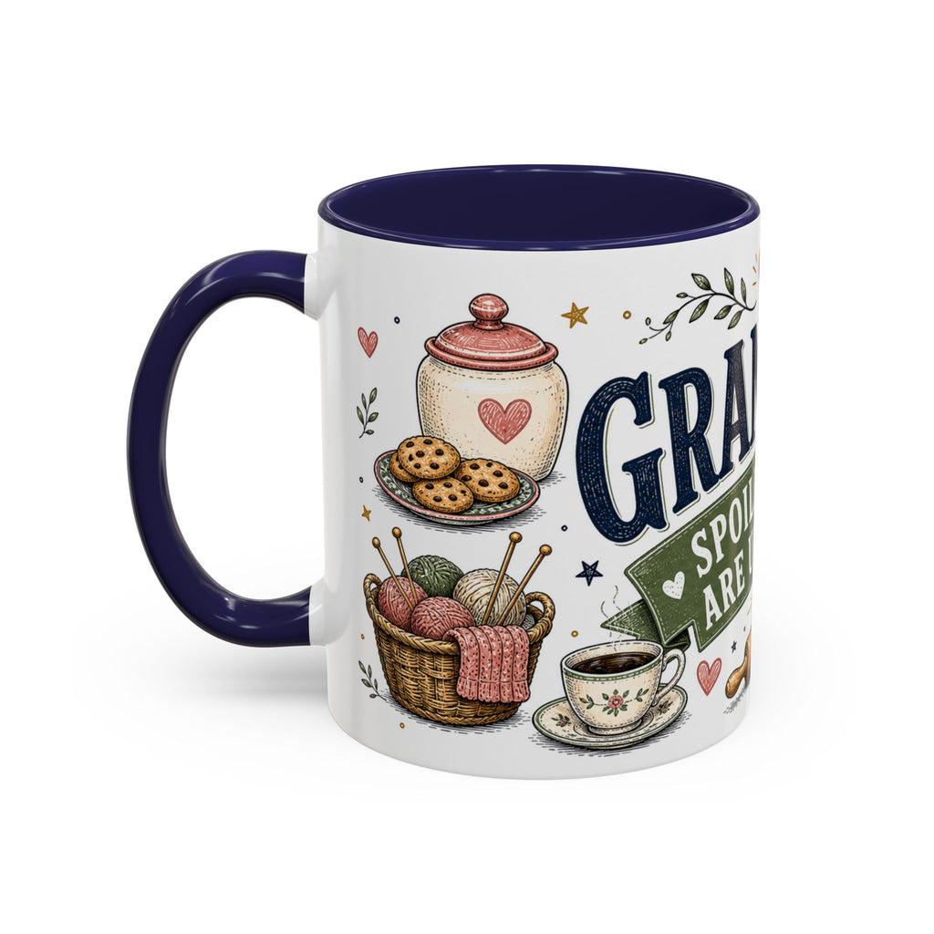Grandma's Spoiling Skills Are Unmatched Coffee Mug | Funny Gift From Grandkids | Accent Ceramic 11oz 15oz