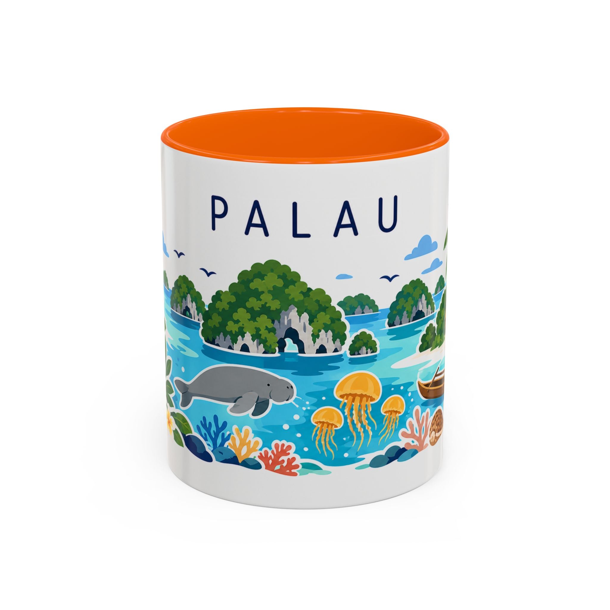 Palau Coffee Mug | Travel Souvenir Accent Mug | Country Gift Ceramic Cup 11oz 15oz