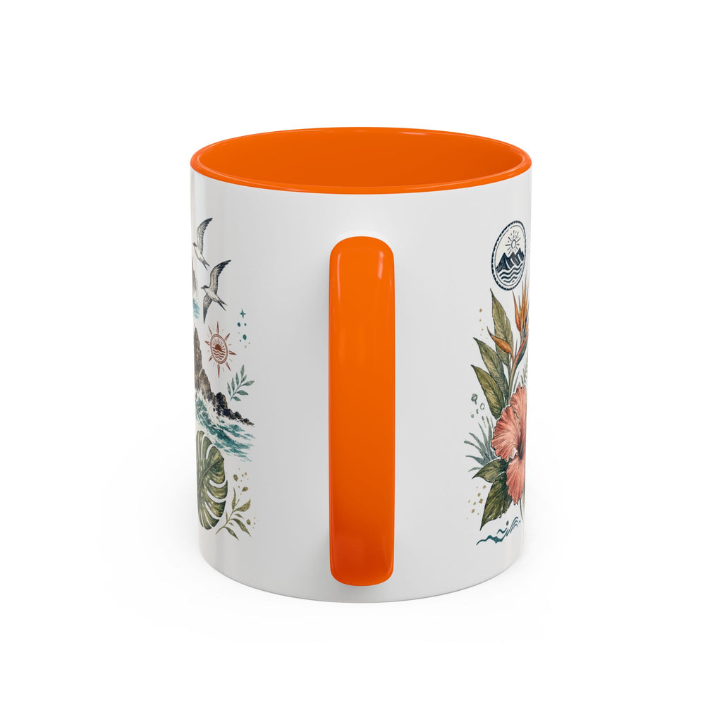 Na Pali Coast Mug, Hawaii Travel Souvenir, Bucket List Gift, Accent Ceramic Coffee Mug 11oz 15oz
