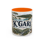 K'gari Mug, Australia Travel Souvenir, Bucket List Gift, Accent Ceramic Coffee Mug 11oz 15oz