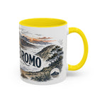 Mount Bromo Mug, Indonesia Travel Souvenir, Bucket List Gift, Accent Ceramic Coffee Mug 11oz 15oz