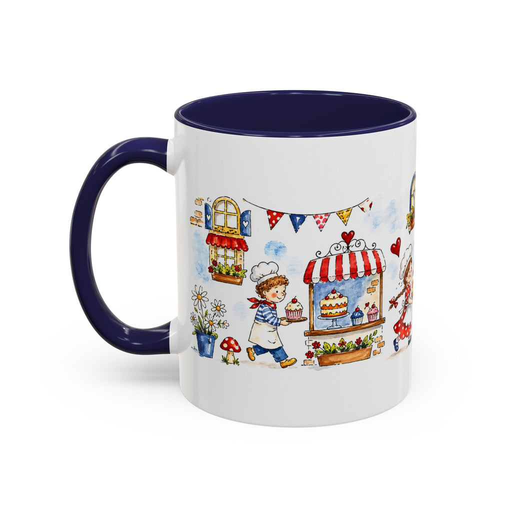 Cozy Bakery Village Mug | Storybook Pastry Accent Coffee Mug | EveryLegend