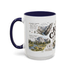 Kings Canyon National Park Coffee Mug | California Sierra Nevada Sequoia Gift | Accent Color Ceramic 11oz 15oz