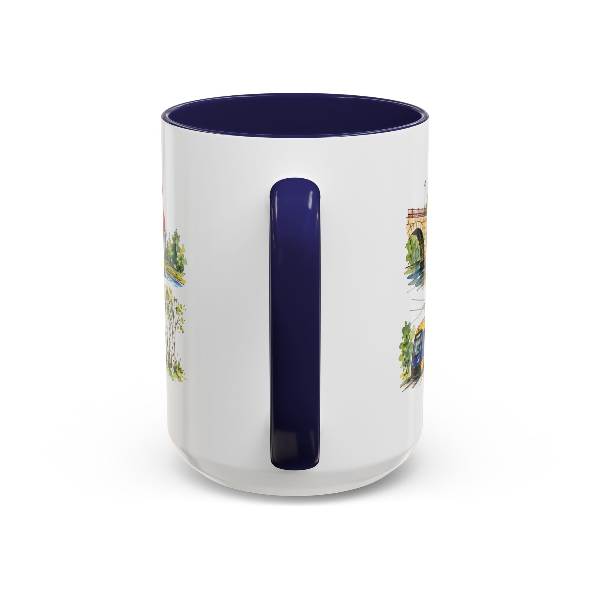 Minneapolis Illustrated Travel Mug | City Souvenir Accent Coffee Mug | 11oz 15oz Ceramic Cup