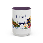 Lima Coffee Mug | Peru Travel Souvenir | Porcelain Decal City Gift | 11oz 15oz Accent Mug
