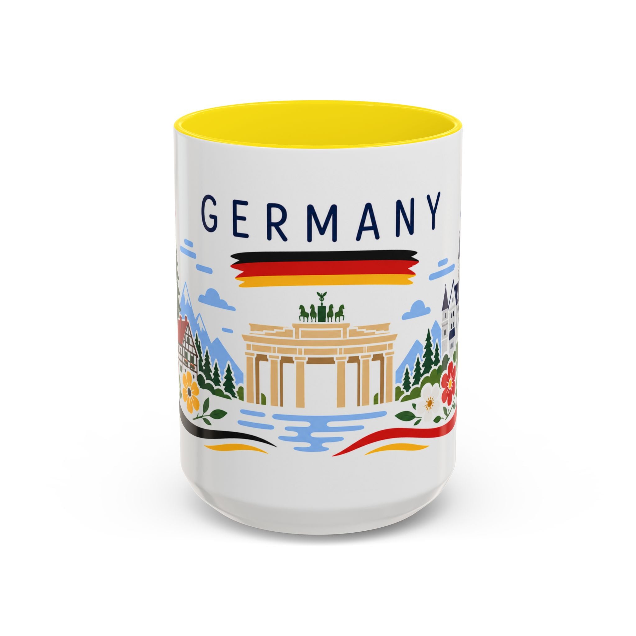 Germany Coffee Mug | Travel Souvenir Accent Mug | Country Gift Ceramic Cup 11oz 15oz