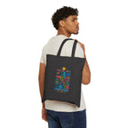 Inspirational Quote Tote Bag | Colorful Canvas Bag | Positive Literary Gift
