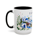 Tunisia Coffee Mug | Travel Souvenir Accent Mug | Place Gift Ceramic Cup 11oz 15oz