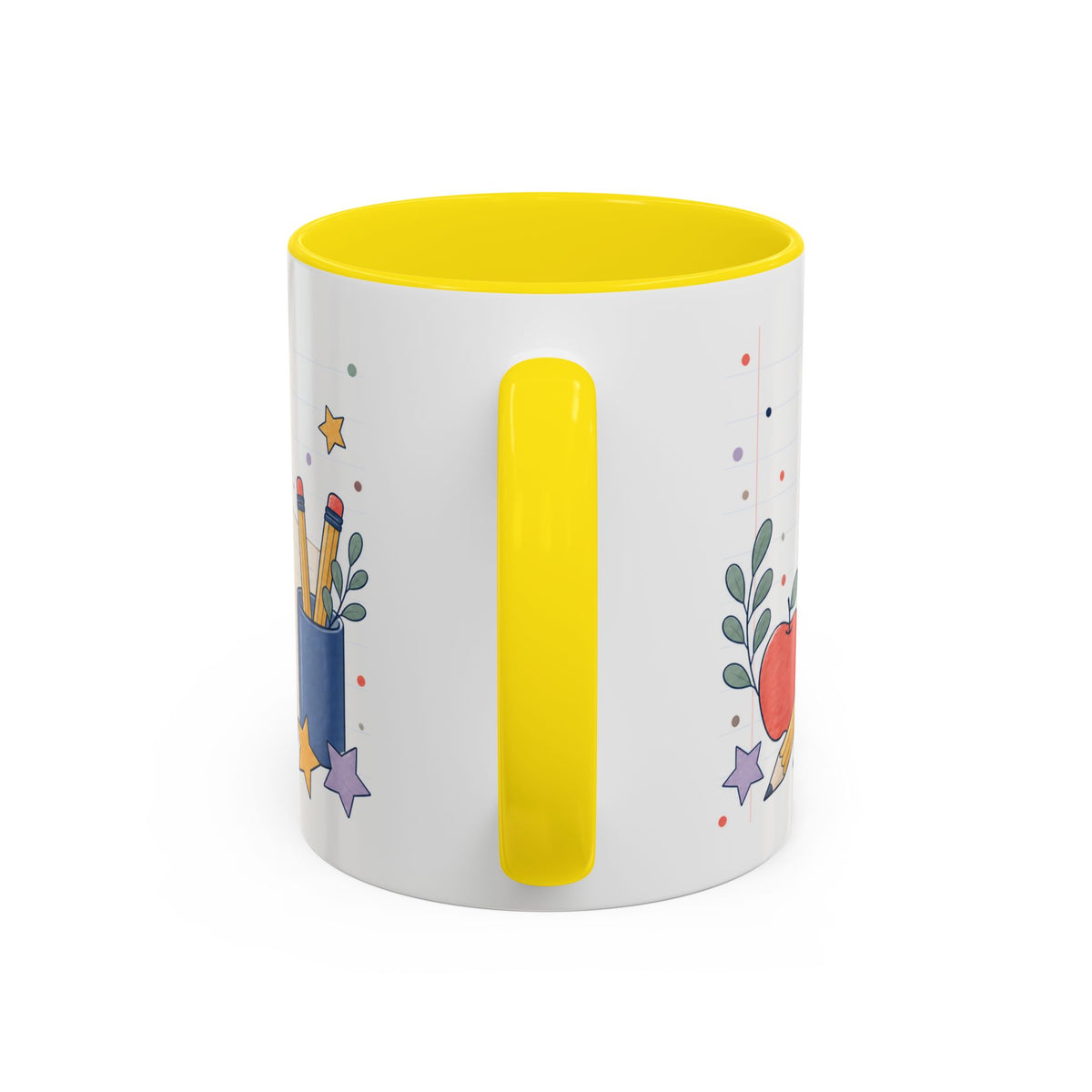Personalized Teacher Mug | Custom Name Notebook Coffee Cup | Back to School Gift 11oz 15oz