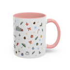 New Orleans Christmas Mug | Watercolor City Souvenir, Travel Gift (11oz/15oz)