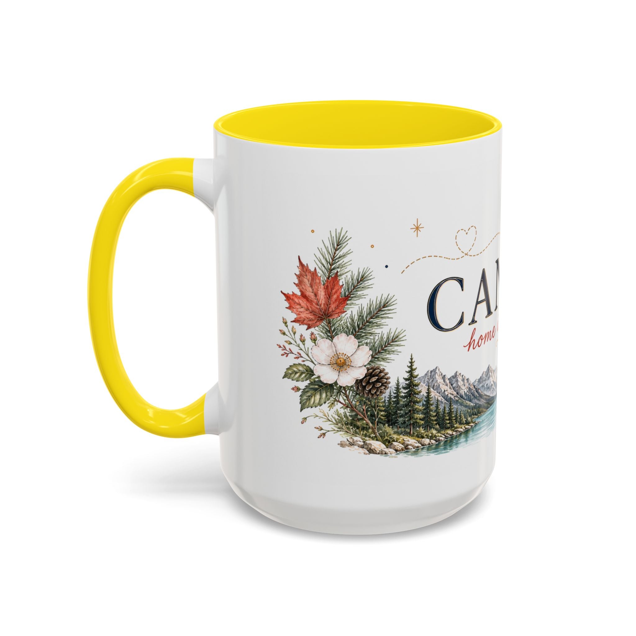 Canada Home Country Mug | Moving Away Gift | Long Distance Friendship | 11 oz 15 oz Accent Mug