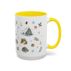 Redwood National Park Christmas Mug | Watercolor Travel Souvenir | Holiday Gift | Accent Ceramic Coffee Cup 11oz 15oz