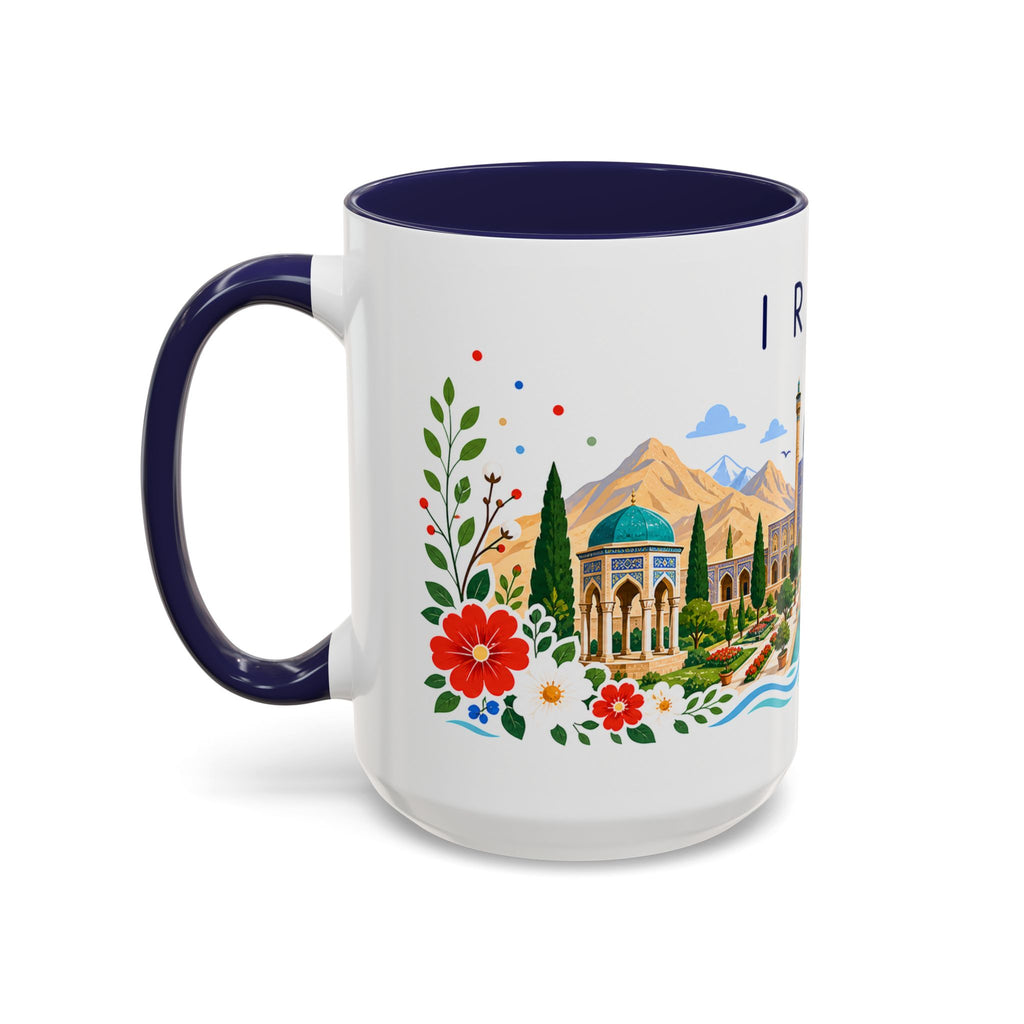 Iran Coffee Mug | Travel Souvenir Accent Mug | Place Gift Ceramic Cup 11oz 15oz