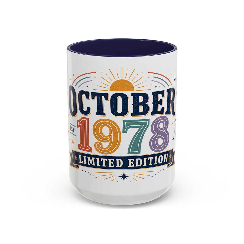 Custom Birthday Mug | Celestial Retro Design, Limited Edition (11oz or 15oz)