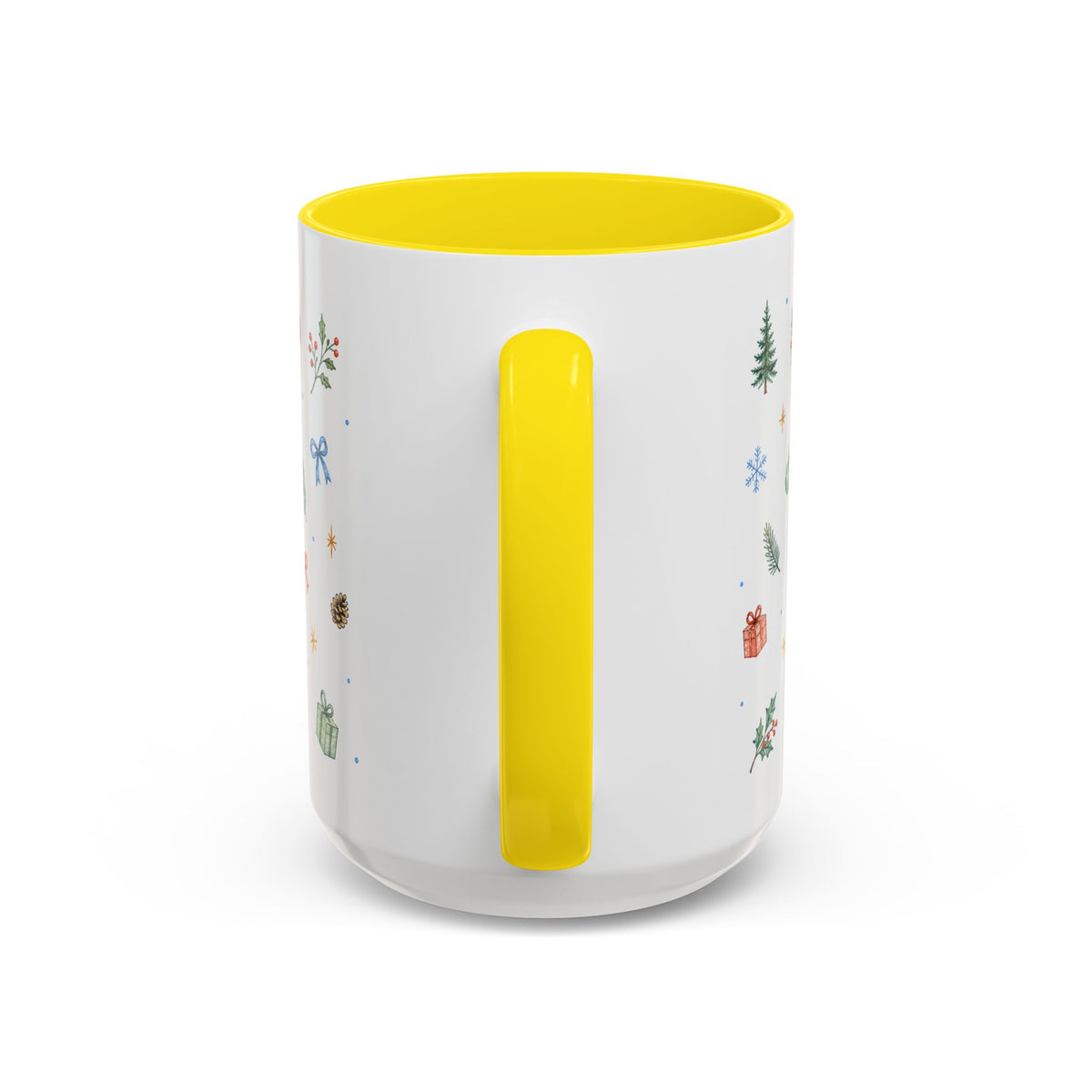 Ireland Christmas Mug | Watercolor Travel Souvenir | Holiday Gift | Accent Ceramic Coffee Cup 11oz 15oz