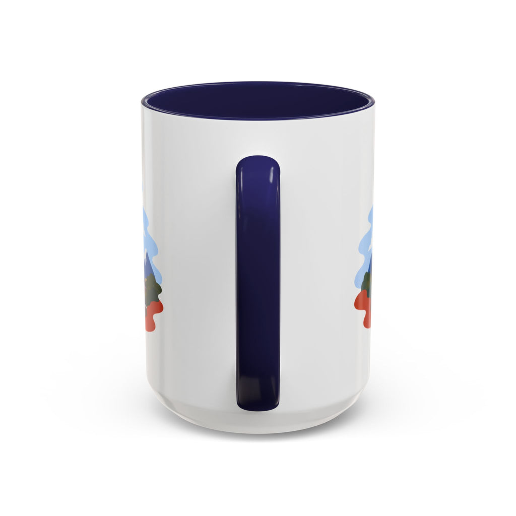 Lofoten Islands Coffee Mug | Travel Destination Souvenir Gift | Accent Color Ceramic 11oz 15oz