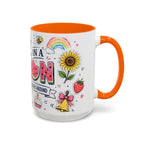 One in a Melon Coffee Mug | Sweetest Teacher Appreciation Gift | Accent Color Ceramic 11oz 15oz