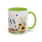 Kansas Home State Mug | Sunflower Prairie Landscape Coffee Cup
