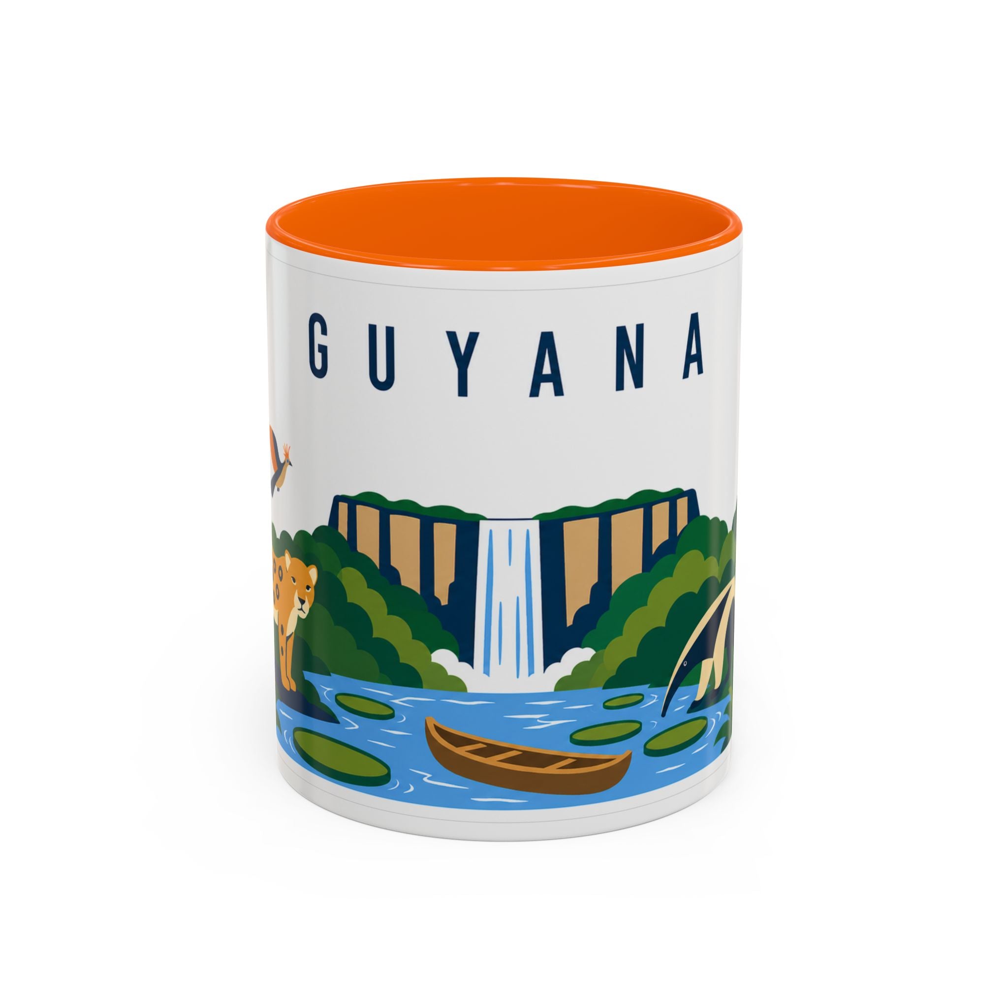 Guyana Coffee Mug | Travel Souvenir Accent Mug | Country Gift Ceramic Cup 11oz 15oz