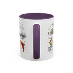 Moscow Coffee Mug | Russia Souvenir Travel Gift | Accent Color Ceramic 11oz 15oz