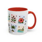 Zanzibar City Coffee Mug | Postage Stamp Collage Mug | Travel Souvenir Accent Cup 11oz 15oz