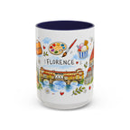 Florence Travel Mug | European City Souvenir Accent Coffee Mug | 11oz 15oz Ceramic Cup